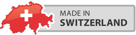 Made in Switzerland logo van supermagnete Made in Switzerland logo van supermagnete