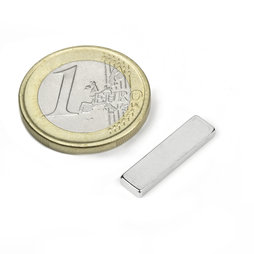 Blokmagneet 20 x 5 x 2 mm