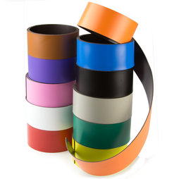 MT-40, Gekleurd magneetband 40 mm, om zelf te beschrijven en op maat te knippen, rollen à 1 m