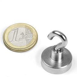 FTN-20, Magneethaak, Ø 20 mm, Schroef-draad M4, houdkracht ca. 13 kg