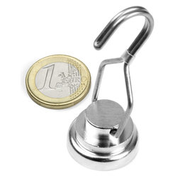 Potmagneet met draaibare haak