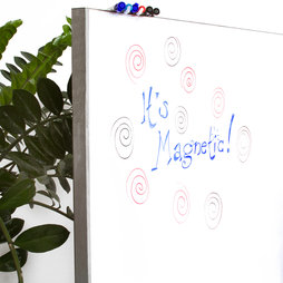 MS-100500MWBM, Whiteboardfolie magnetisch, achterzijde magnetisch, rol van 1 x 5 m, geen hechtondergrond voor magneten!