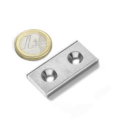 Platte stripmagneet 40 x 20 x 4 mm