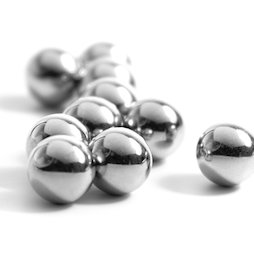 ST-K-10-N, Staalkogels 10 mm, geen magneten!, ferromagnetisch, vernikkeld, Ø 10 mm