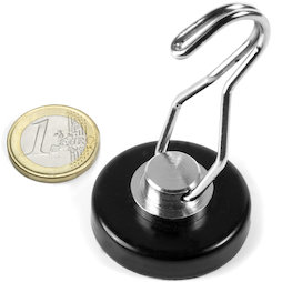 Potmagneet met draaibare haak