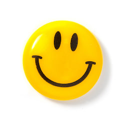 LIV-124, Smiley 'Boy', geplastificeerd, geel