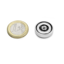 ITN-20, Potmagneet met inwendig schroefdraad M4, Ø 20 mm
