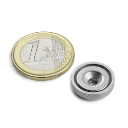 CSN-ES-16, Potmagneet met verzonken gat, Ø 16 mm, houdkracht ca. 6,9 kg