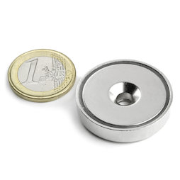 Potmagneet met verzonken gat