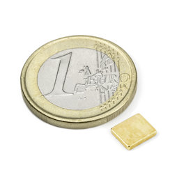 Blokmagneet 7 x 6 x 1,2 mm