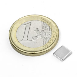 Blokmagneet 7 x 6 x 1,2 mm
