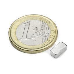 Blokmagneet 8 x 4 x 3 mm