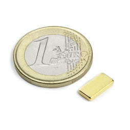 Blokmagneet 10 x 5 x 1,5 mm