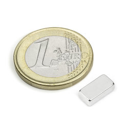 Blokmagneet 10 x 5 x 3 mm