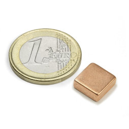 Q-10-10-04-K, Blokmagneet 10 x 10 x 4 mm, neodymium, N40, verkoperd