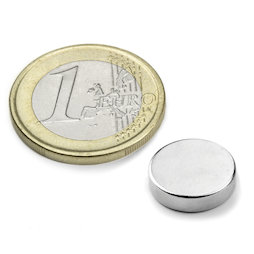Schijfmagneet Ø 12 mm, hoogte 4 mm