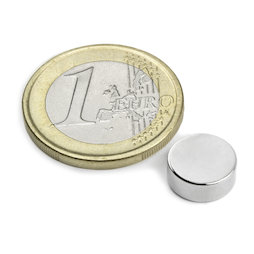Schijfmagneet Ø 10 mm, hoogte 4 mm