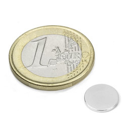 Schijfmagneet Ø 10 mm, hoogte 1,5 mm