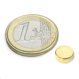 Schijfmagneet Ø 8 mm, hoogte 3 mm