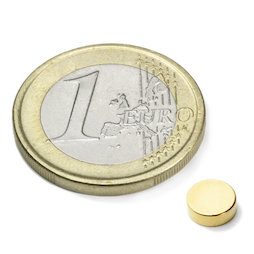 Schijfmagneet Ø 6 mm, hoogte 2 mm