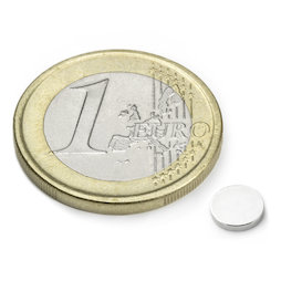Schijfmagneet Ø 6 mm, hoogte 1 mm