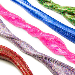 M-PUTTY-GLITTER, Intelligent putty Glitter, met glitter, verschillende kleuren, niet magnetisch!