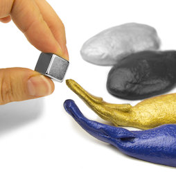 M-PUTTY-FERRO, Intelligent putty magnetisch, Ferromagnetische klei, verschillende kleuren, levering zonder magneet