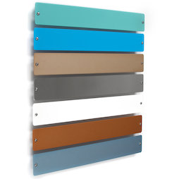 MB-16, Magneetstrip 35 cm, hechtondergrond voor magneten, om te schroeven, incl. 6 sterke magneten