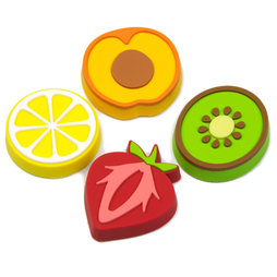 LIV-50, Fruity, decoratiemagneten in de vorm van vruchten, set van 4