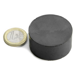 Schijfmagneet Ø 40 mm, hoogte 20 mm