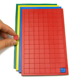 BA-012S, Magnetische symbolen vierkant klein, voor whiteboards & planborden, 112 symbolen per vel, in verschillende kleuren