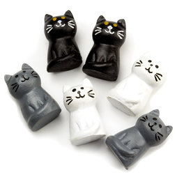 LIV-64, Katten, sterke koelkastmagneten, set van 6